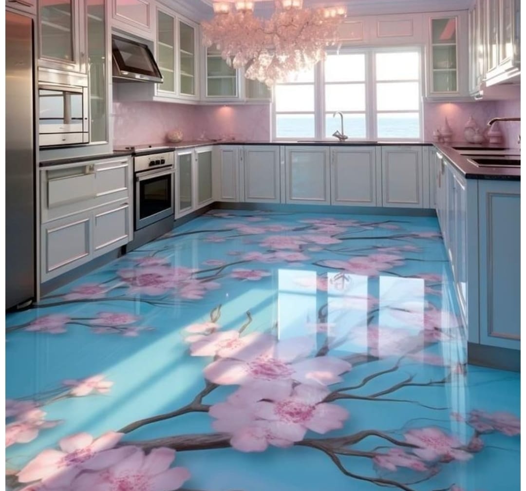 Metallic 3D Epoxy Coating